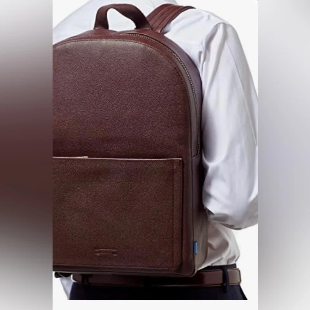 Uri Minkoff Micro Caviar Barrow Backpack brown brand new never used